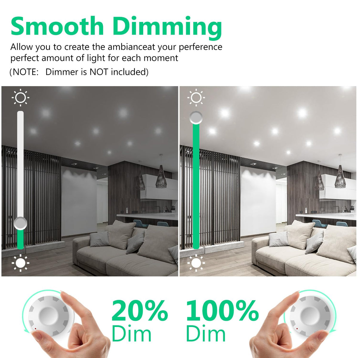 DAYBETTER BR30 LED Light Bulbs Indoor Flood Light, 5000K Daylight White LED Bulb 65W Equivalent, Dimmable, E26 Base, 800LM, Recessed Can Bulb for Living Room Bedroom Dining Room Bathroom, 12Pack