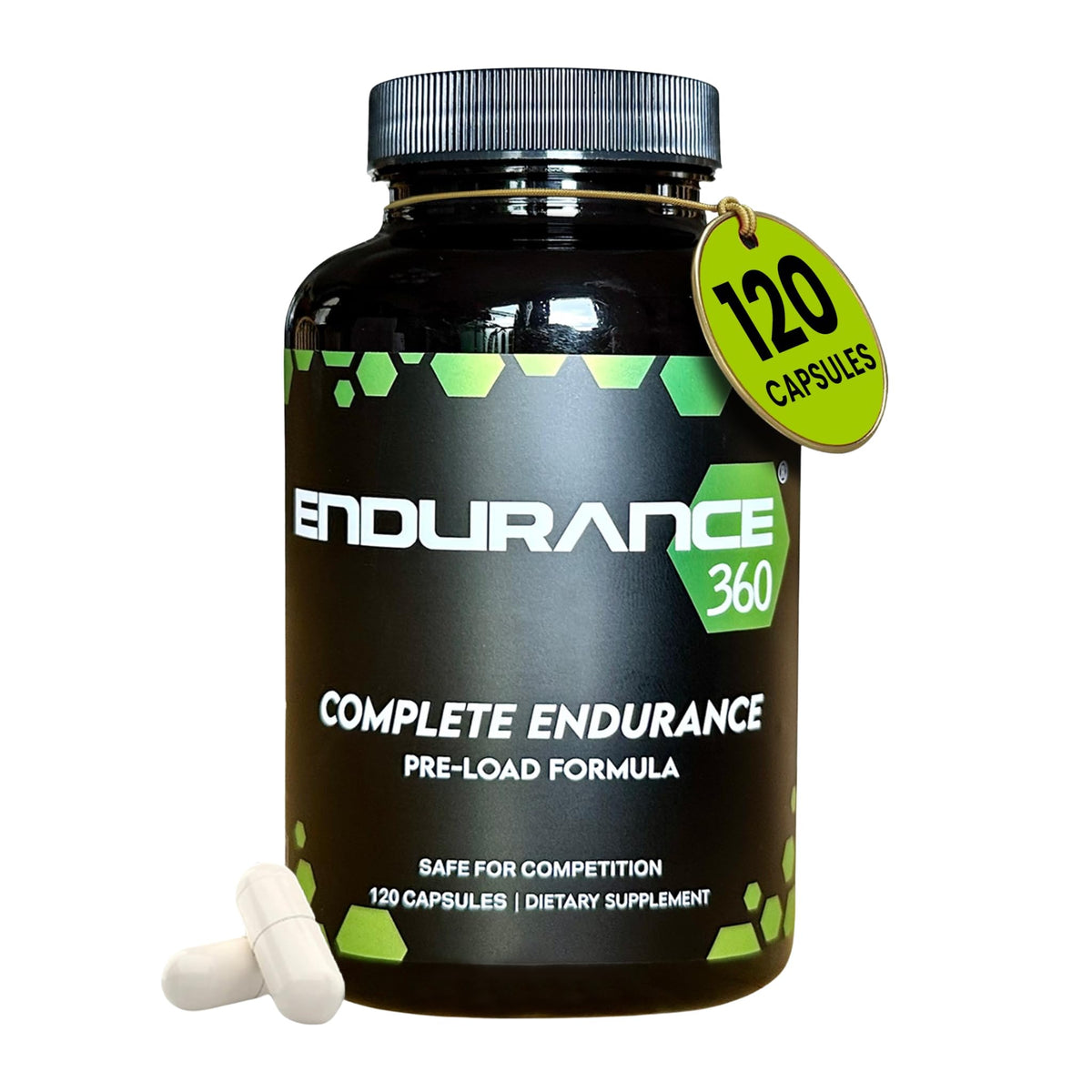 Endurance 360 Complete with Electrolytes, Creatine and Beta Alanine - Fast Legs & Stamina, Leg Cramp Prevention, Oxygen Delivery with Rhodiola, Muscle Recovery, VO2 Max Boost, Lactic Acid Buffer