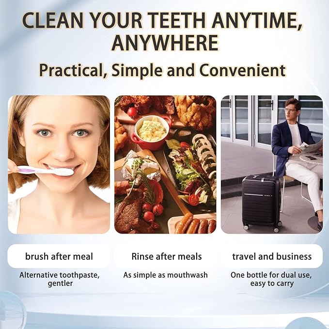 Teeth Whitening Toothpaste with Fluoride, Mousse Foam Toothpaste, 2 Pack Foam Toothpaste for U-Shape Electric Toothbrush, Oral Care-Toothpaste Replacement Natural Mouth Wash Water