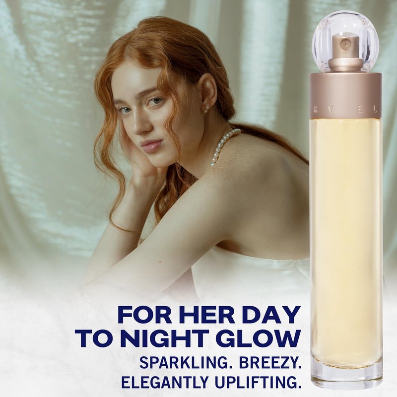 Perry Ellis 360° Eau De Toilette Spray for Women - Perfume for Women, EDT, Light & Bright Floral Fragrance, Designer Scent for Her, Long Lasting - 6.8 fl oz (200 mL)