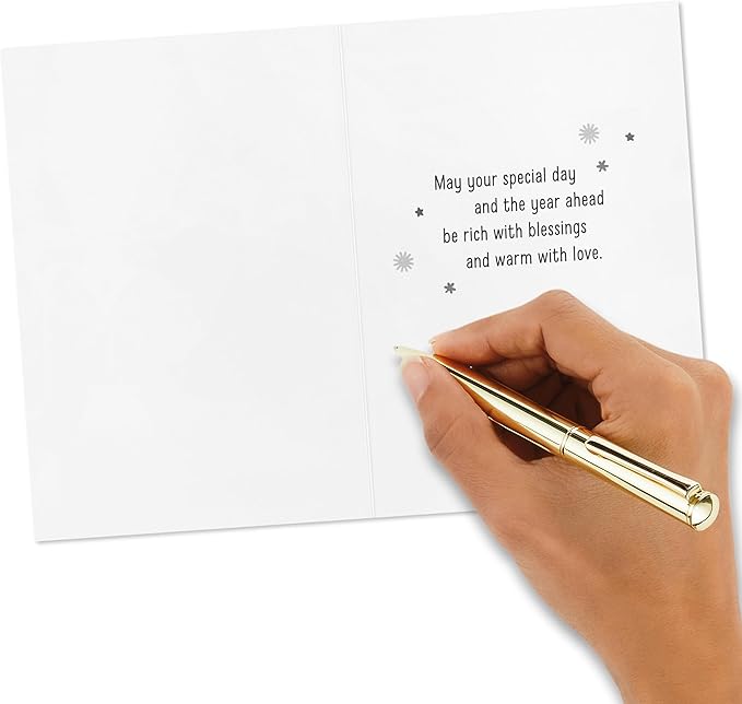 Hallmark Spiritual Birthday Card Assortment (36 Cards with Envelopes, 6 Designs) Blessed Birthday