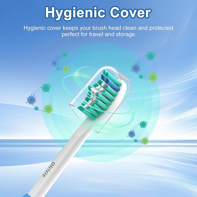 Toothbrush-Replacement-Heads for Philips-Sonicare, Replacement-Toothbrush-Heads Compatible with Philip Sonicare Fit for E-Series Essence Xtreme Elite Advance and Cleancare, 6 Pack