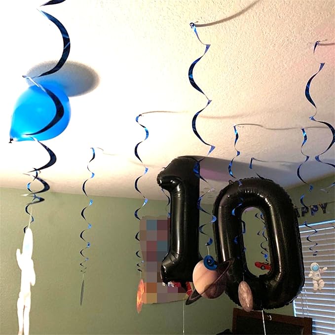 Black Number 17 Mylar Foil Balloons, 40 Inch Giant Black 17th Birthday Balloons for Boys Girls, Black Number 1 & 7 Helium Balloon for Women Men 17th Anniversary Party Decorations Supplies
