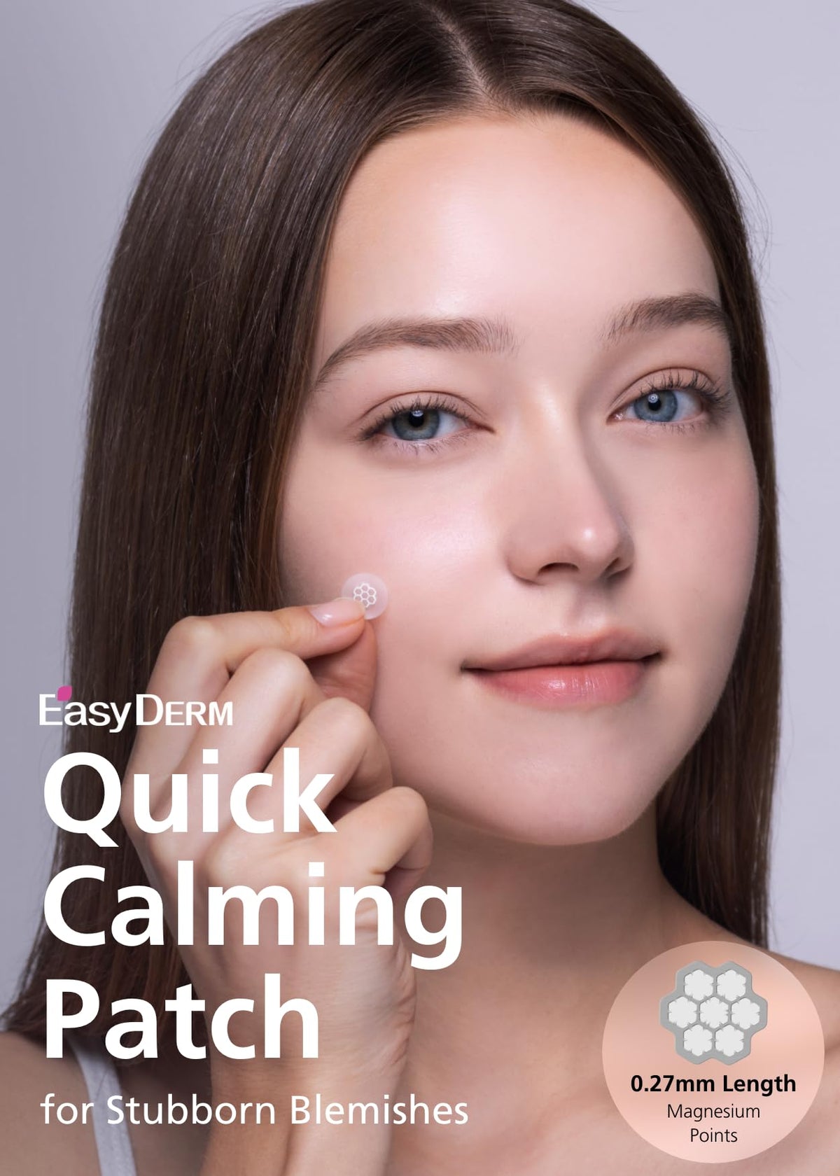 DWEasyDerm Quick Calming Magnesium Patches(20 patches) with Cica Ampoule - Intensive Care, Pimple patches, Hydrocolloid Band, Zits Spot care – Overnight Home Care 8 hour. Summer & Travel Essentials
