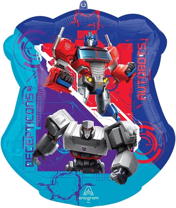 Anagram Birthday Party Supplies 9pc Transformer's Balloon Bouquet Decorations