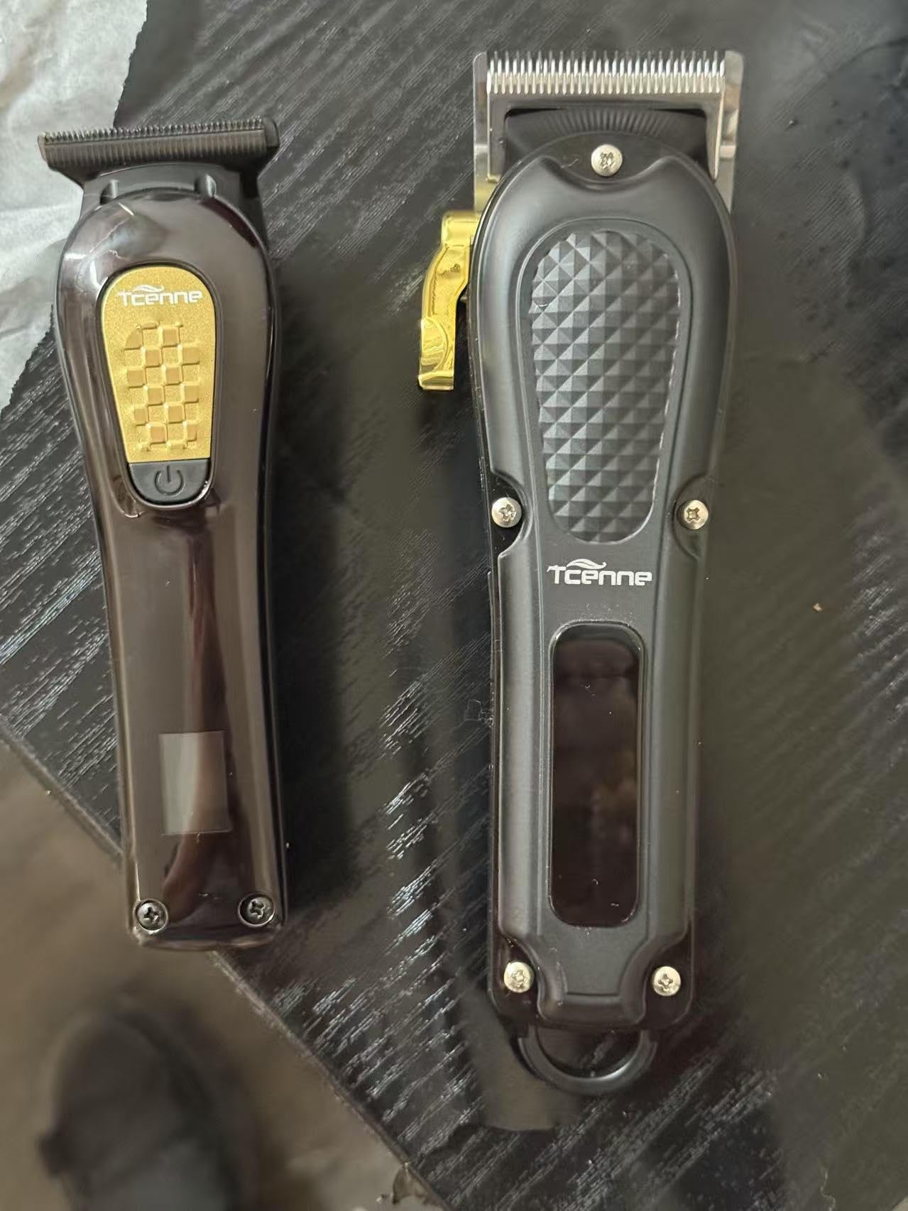 TCENNE Hair Clippers & Trimmer for Men,Professional Barber Clippers and Trimmers Set,Mens Cordless Hair Clipper for Barbers Haircut Kit,Beard Trimmer,Rechargeable Electric Shaver (BlackKIT)