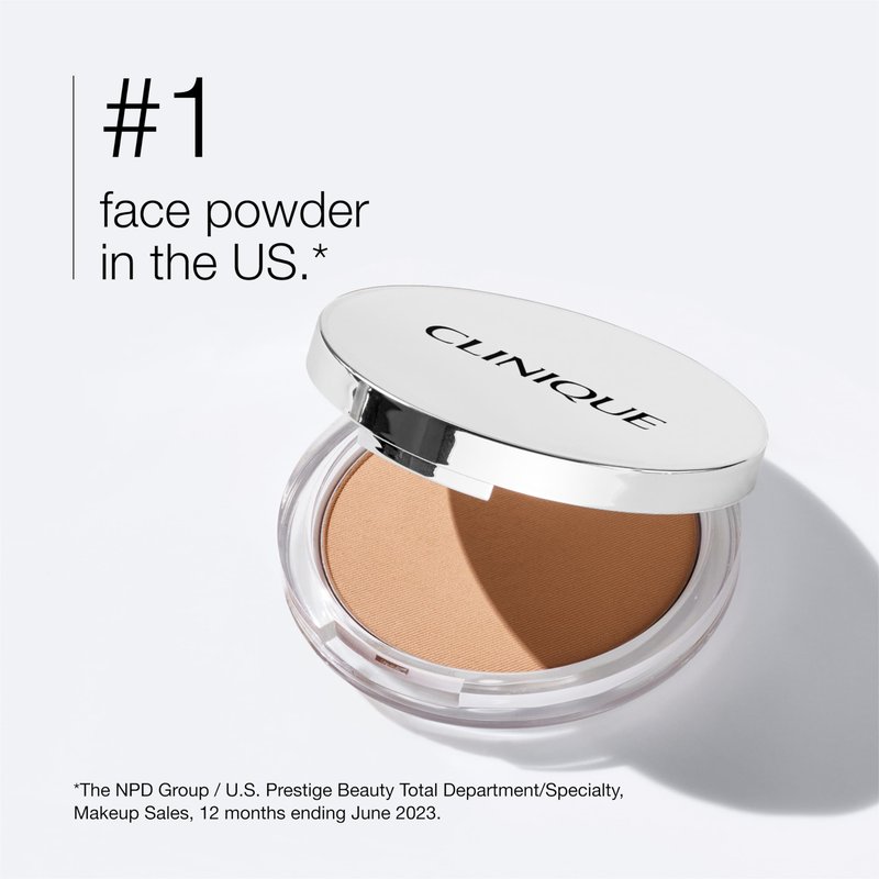 Clinique Stay-Matte Sheer Pressed Face Powder For Oily Skin Types | Sheer Coverage | Minimizes Shine | Makeup & Setting Powder, Stay Golden