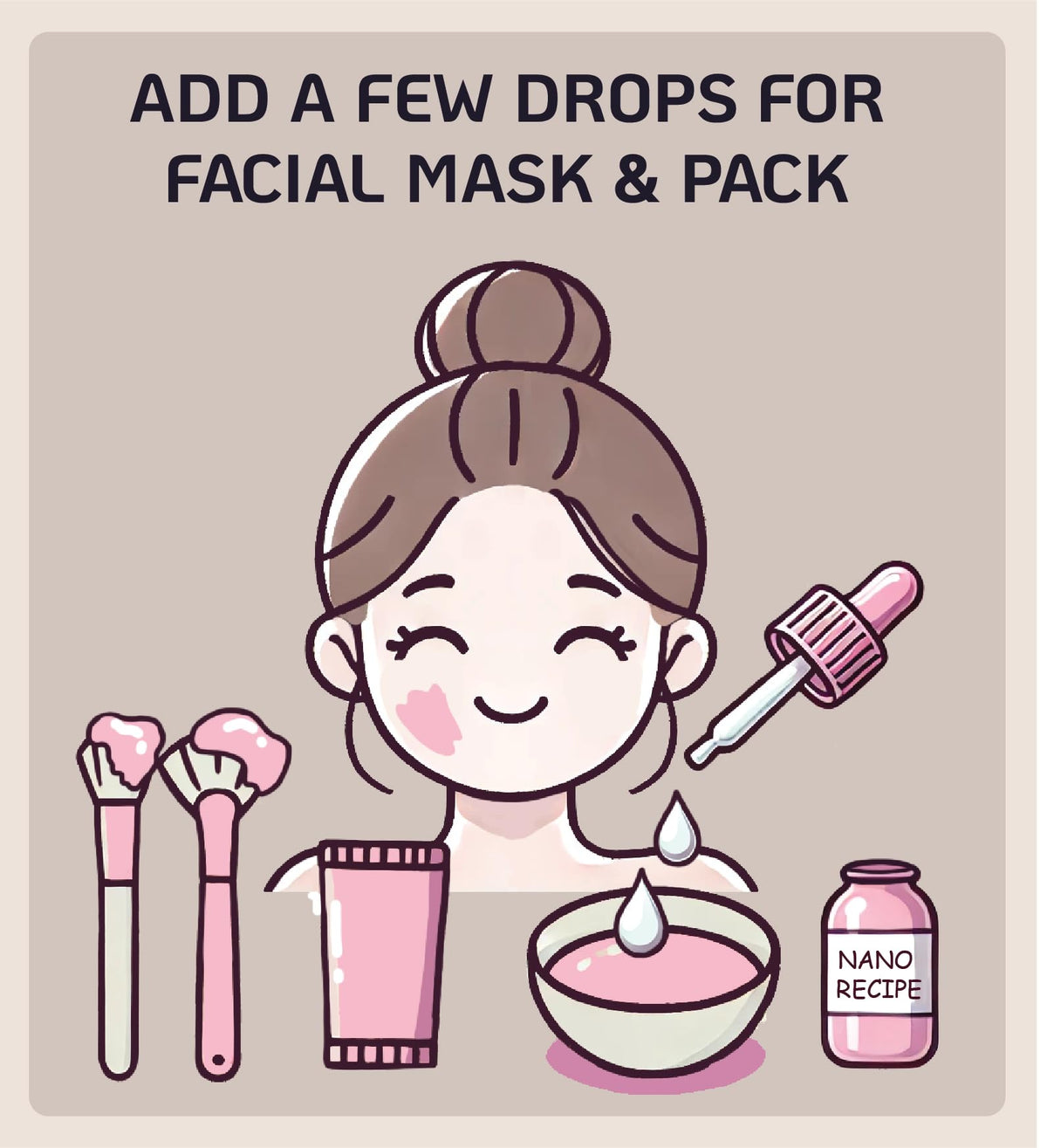 NANO RECIPE EGF + FGF Liposome Korean Skincare Concentrate | Mix 1-2 drops In Your Skin Care Routine Improve Skin Elasticity And Wrinkle Anti Aging, Lightweight, Fragrance-free 10ml
