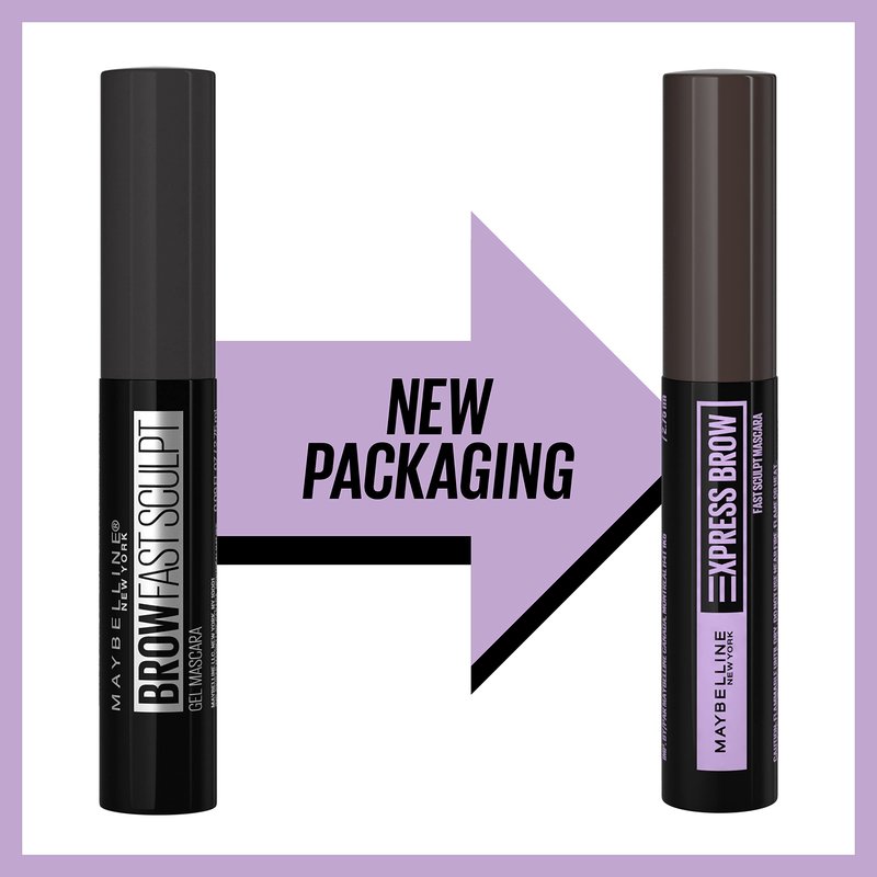 Maybelline Brow Fast Sculpt, Shapes Eyebrows, Eyebrow Mascara Makeup, Deep Brown, 0.09 Fl. Oz.
