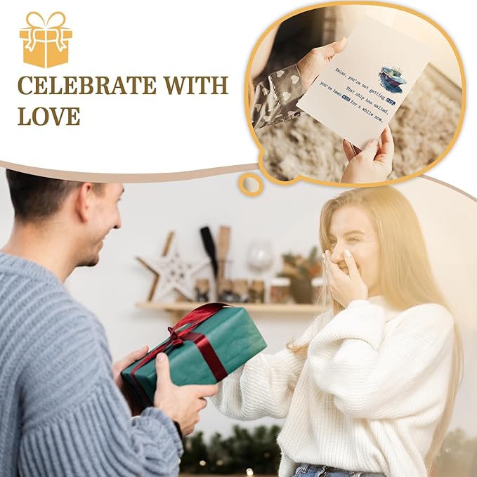 Qiliji Funny Aging Birthday Card for Friends Brother Sister Mom Dad, Snarky Getting Older Birthday Card for Men Women, That Ship Has Sailed You've Been Old For Awhile Now