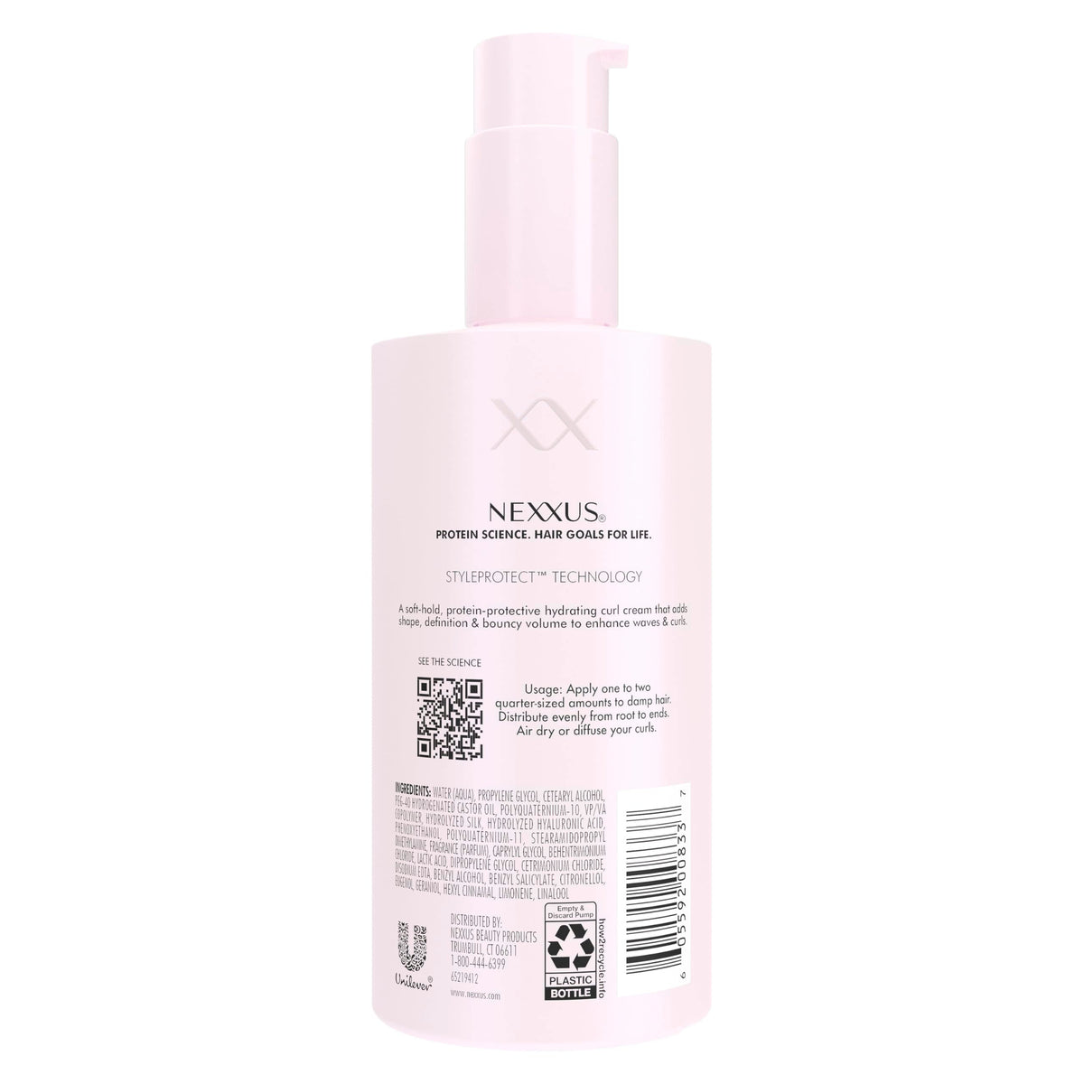 Nexxus Styling Curl Define Curl Cream Climate Control Gel Cream Hair Cream Powered by Styleprotect Technology 8 oz