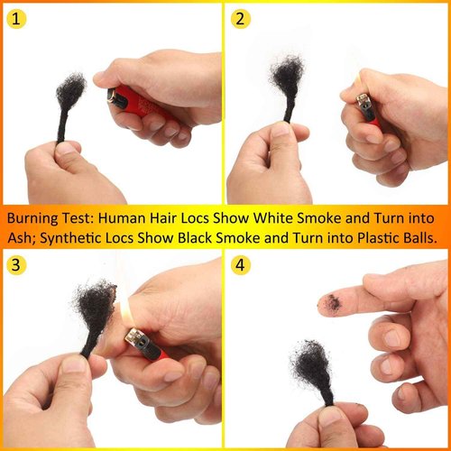 #27 Honey Blonde Loc Extensions Human Hair Dreads Extensions Dreadlock Extensions Human Hair Locs Extensions for Men Women Kids 0.4 cm 12 Inch 30 Strands Real Human Hair Locs Handmade Permanent Locs