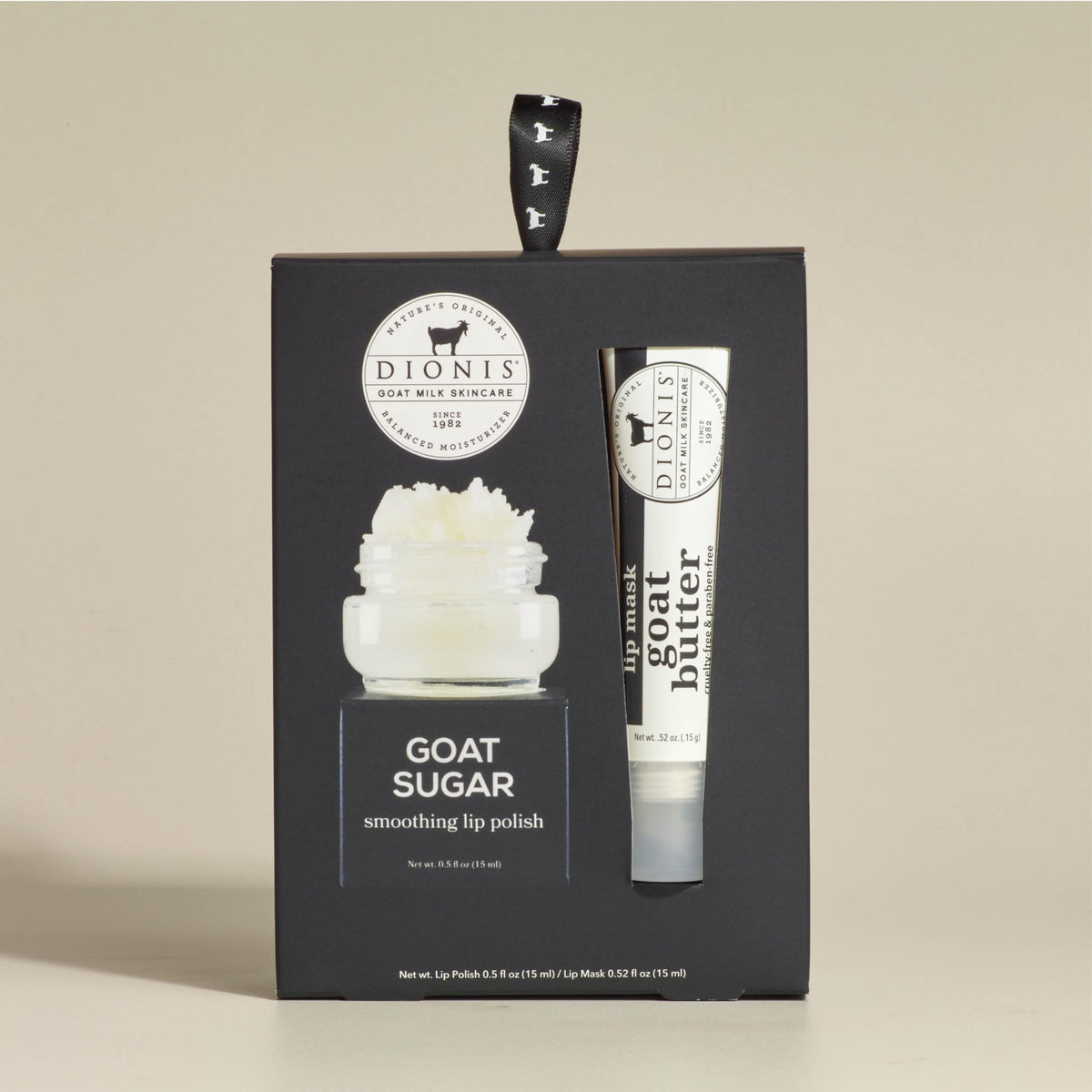 Dionis Goat Milk Exfoliating Lip Polish & Hydrating Lip Mask – for Dry, Chapped Lips, Safe for Sensitive Skin (Pack of 2)