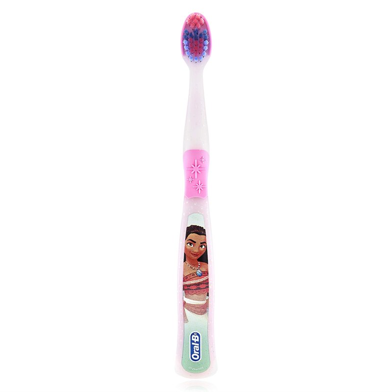 Oral-B New Princess Toothbrush for Little Girls, Children 3+, Extra Soft, Characters Vary - Pack of 6 (Characters Vary)