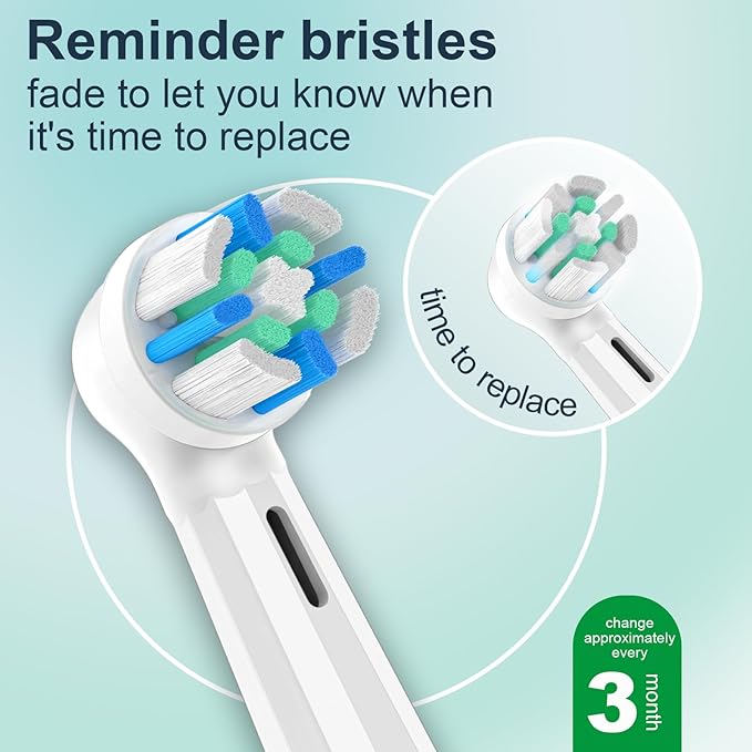 8PACK Replacement Toothbrush Heads Compatible with Oral B iO Series 2/3/4/5/6/7/8/9/10 Electric Toothbrush,Round Brush Heads for Gentle Gum Care & Deep Cleaning,White
