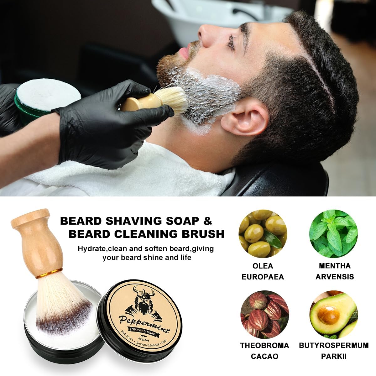 Beard Care Kit Fathers Day Gifts for Men, 9 Pcs Ultimate Beard Grooming Set