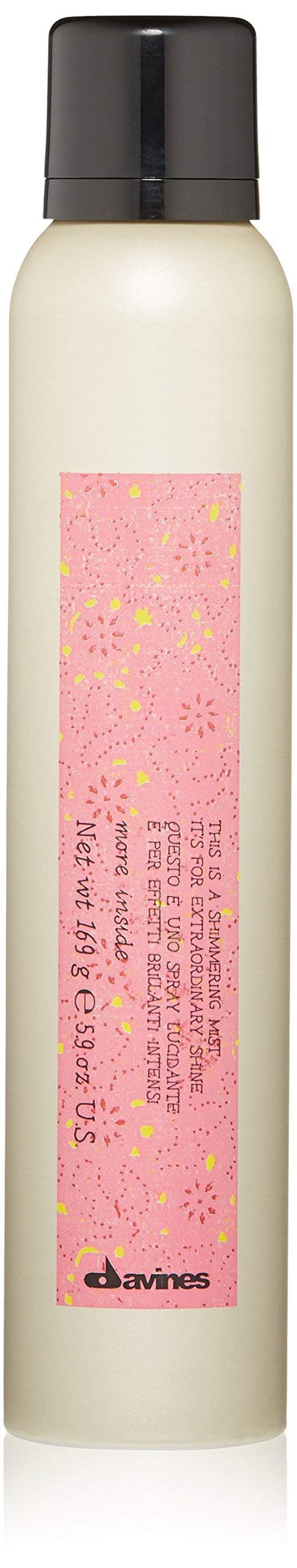Davines This Is A Shimmering Mist, No Hold Shine & Gloss Spray - Adds Instant Shine & Velvety Feel - Anti-Frizz & Anti-Static Finish, 5.9 Fl Oz