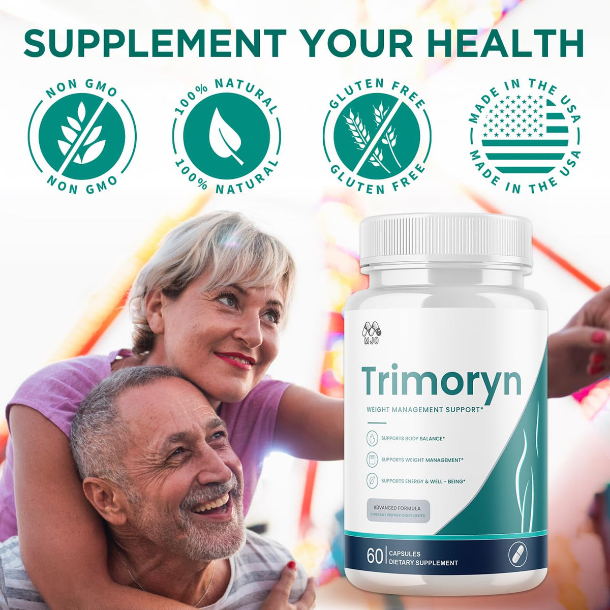 (2 Pack) Trimoryn Capsules, Official Trimoryn Pills with All Natural Ingredients, Advanced Trimorin Wellness Support Supplement, Max Strength Healthy Lifestyle Vitamins for Women & Men (120 Capsules)