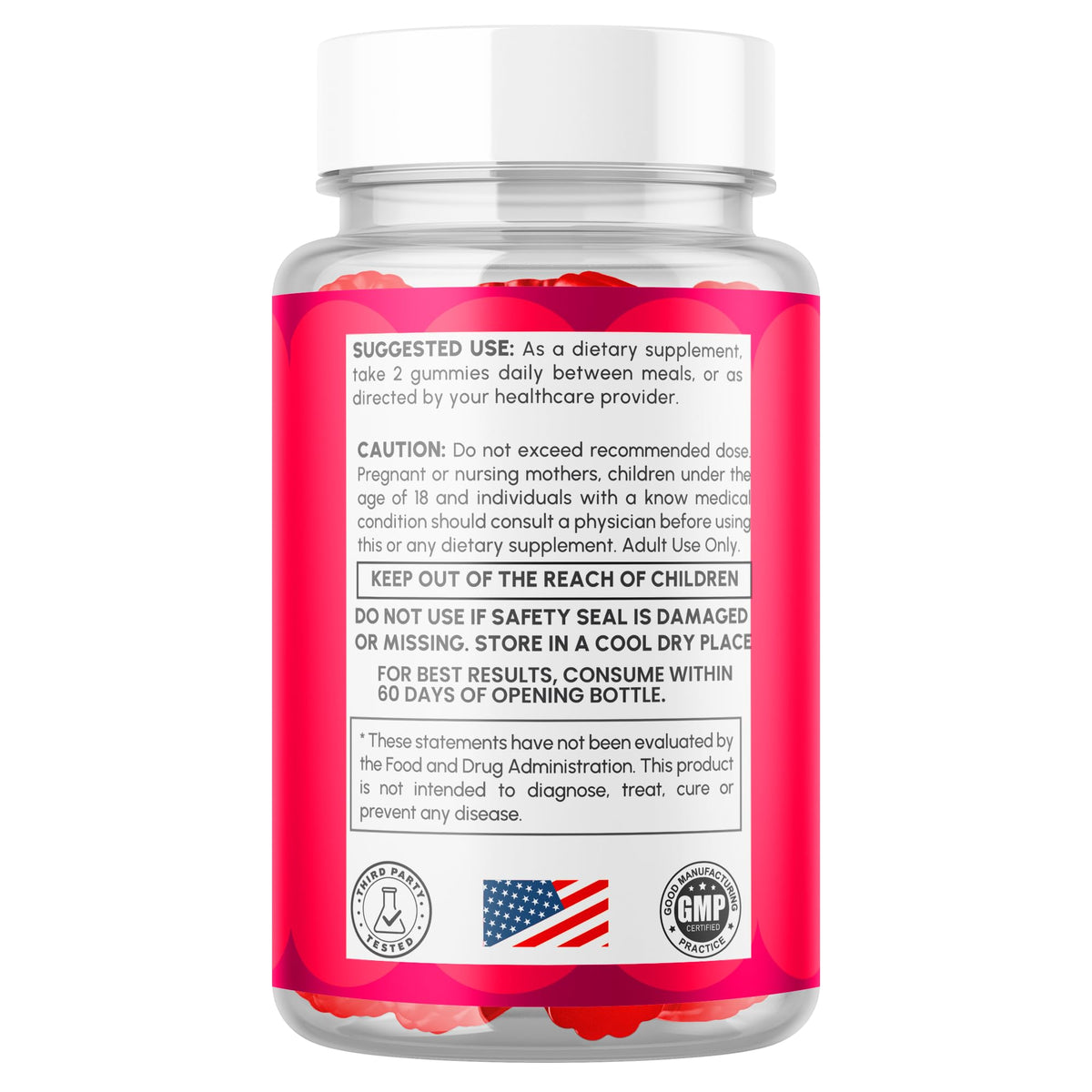 Jelly Burn Gummies, Official JellyBurn Gummys with All Natural Ingredients, Advanced Health & Wellness Vitamin Supplements Formula, Maximum Strength Active Lifestyle Multivitamin Support (60 Gummies)