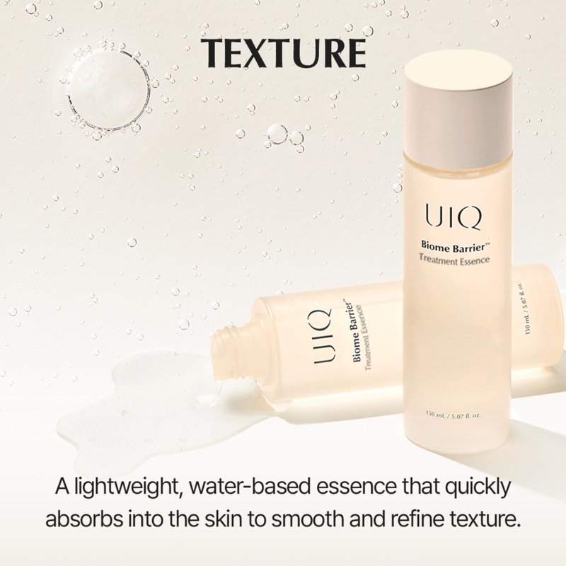UIQ Biome Barrier Treatment Essence, Nourishing & Hydrating Korean Facial Toner, Gentle Exfoliating Daily Skincare, 150ml / 5.07 fl.oz