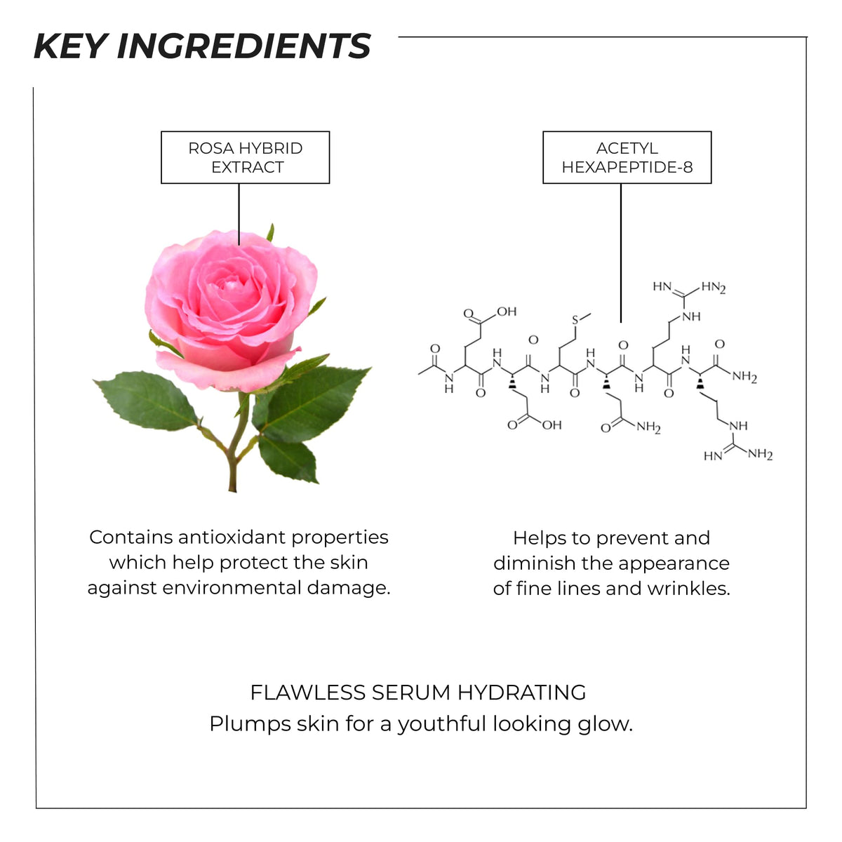 Flawless Serum Hydrating 2.8 oz. | Use alone or with YAMAN's Photo Plus Series
