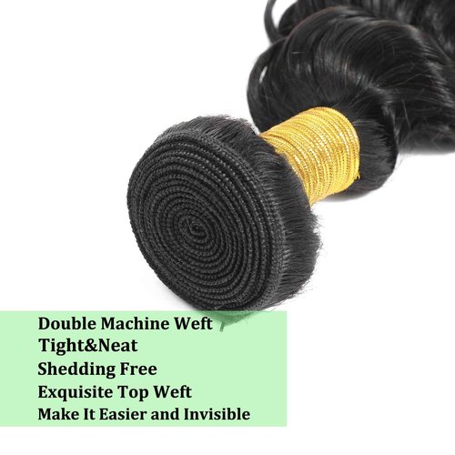 Saluna Deep Wave Bundles 16 18 20 Inch 12A Soft And Thick Double Weft 100% Unprocessed Brazilian Remy Curly Human Hair Bundles for Black Women