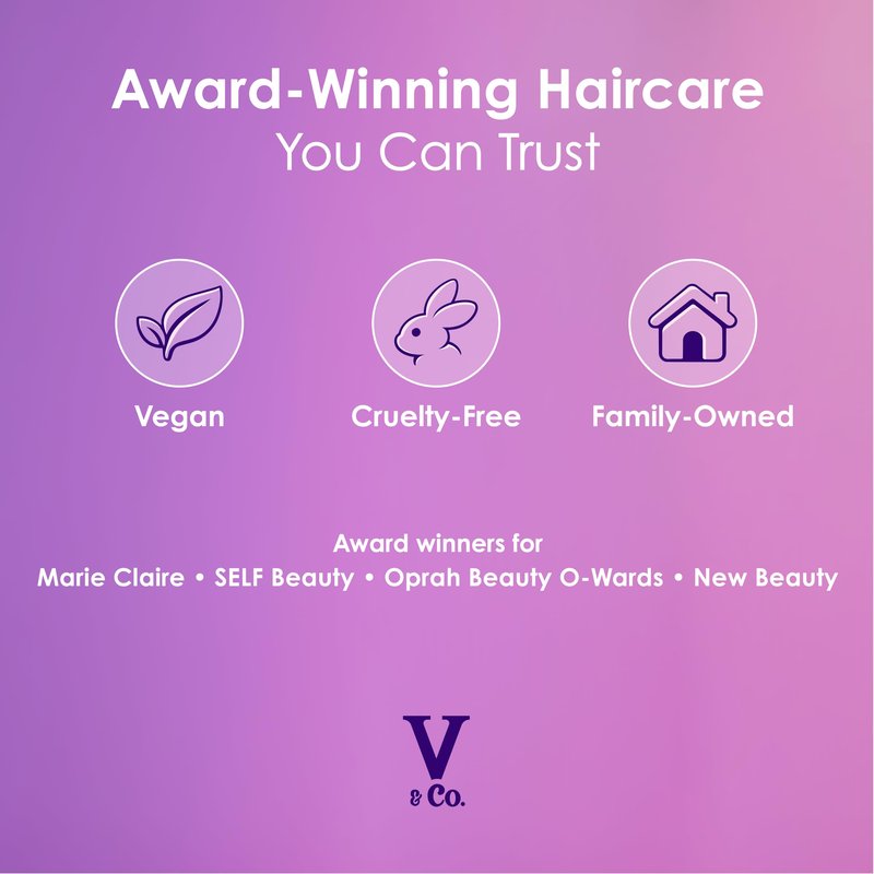 V&Co. Wave Babe Wavy Hair Shampoo, Sulfate Free & Paraben Free Hydrating Hair Care with Rice Protein & Peptides for Frizz Control & Wave Definition – 12 fl oz