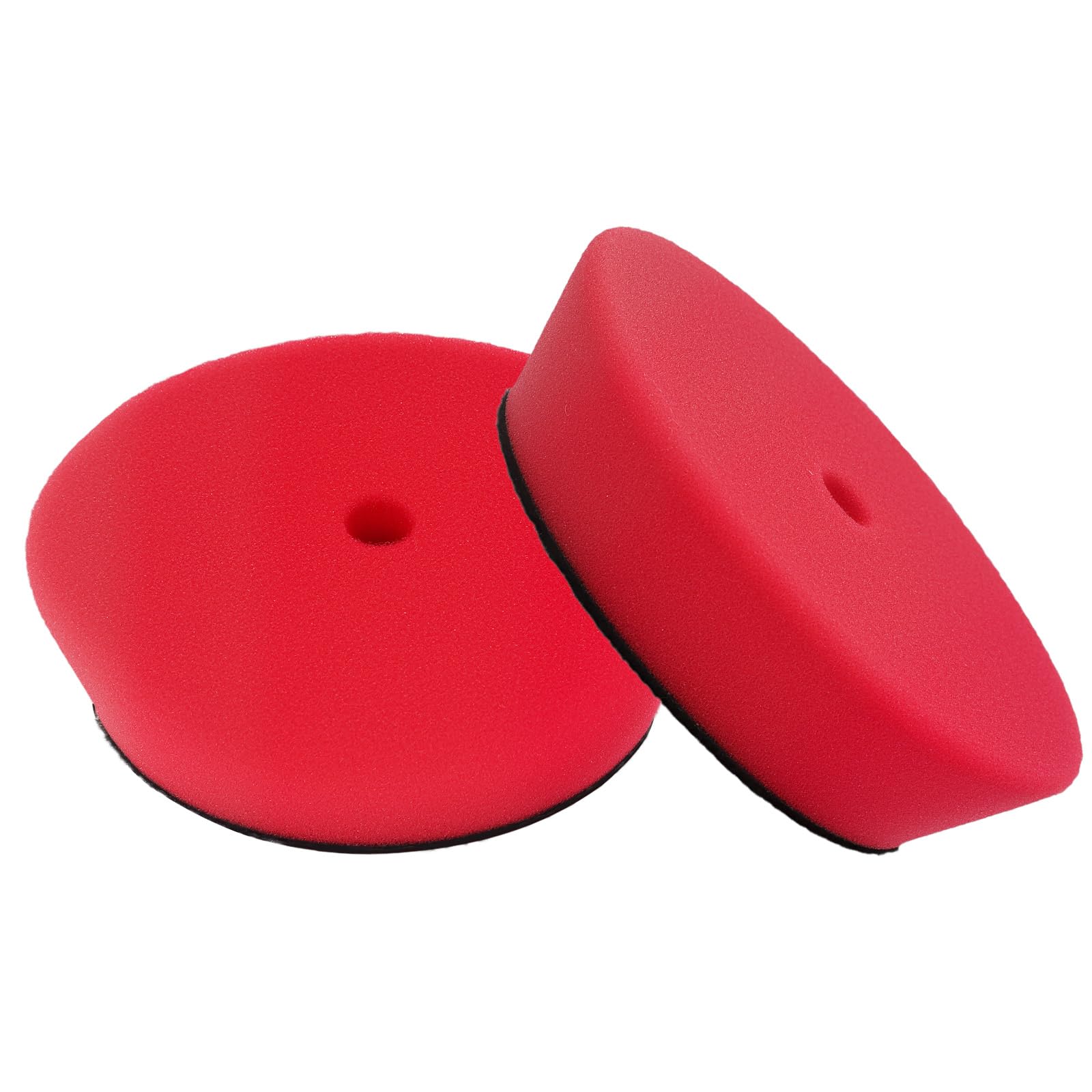Coarse Cutting Foam Buffing Pad, maXpeedingrods 6.5 Face for 6 Backing Plate, Foam Compound Buffing Pads, Hook & Loop Pads for C