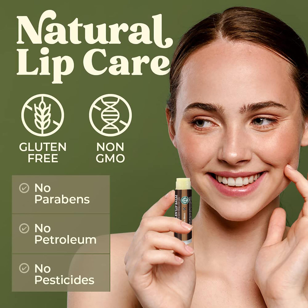 Earth's Daughter Sunscreen Lip Balm SPF 15 - Vanilla 4-pack