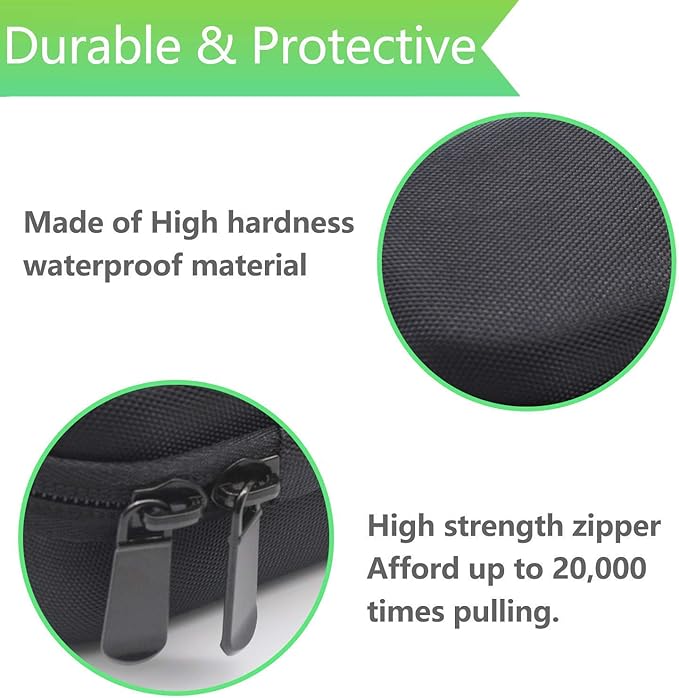 Oral B Toothbrush Hard Travel Case Carrying Bag, Fits for Oral-B Pro 1000, 2000, 3000, 3500, 1500 Electric Toothbrush, Mesh Pocket for Accessories and Soft Lining Inside The Case for Protection