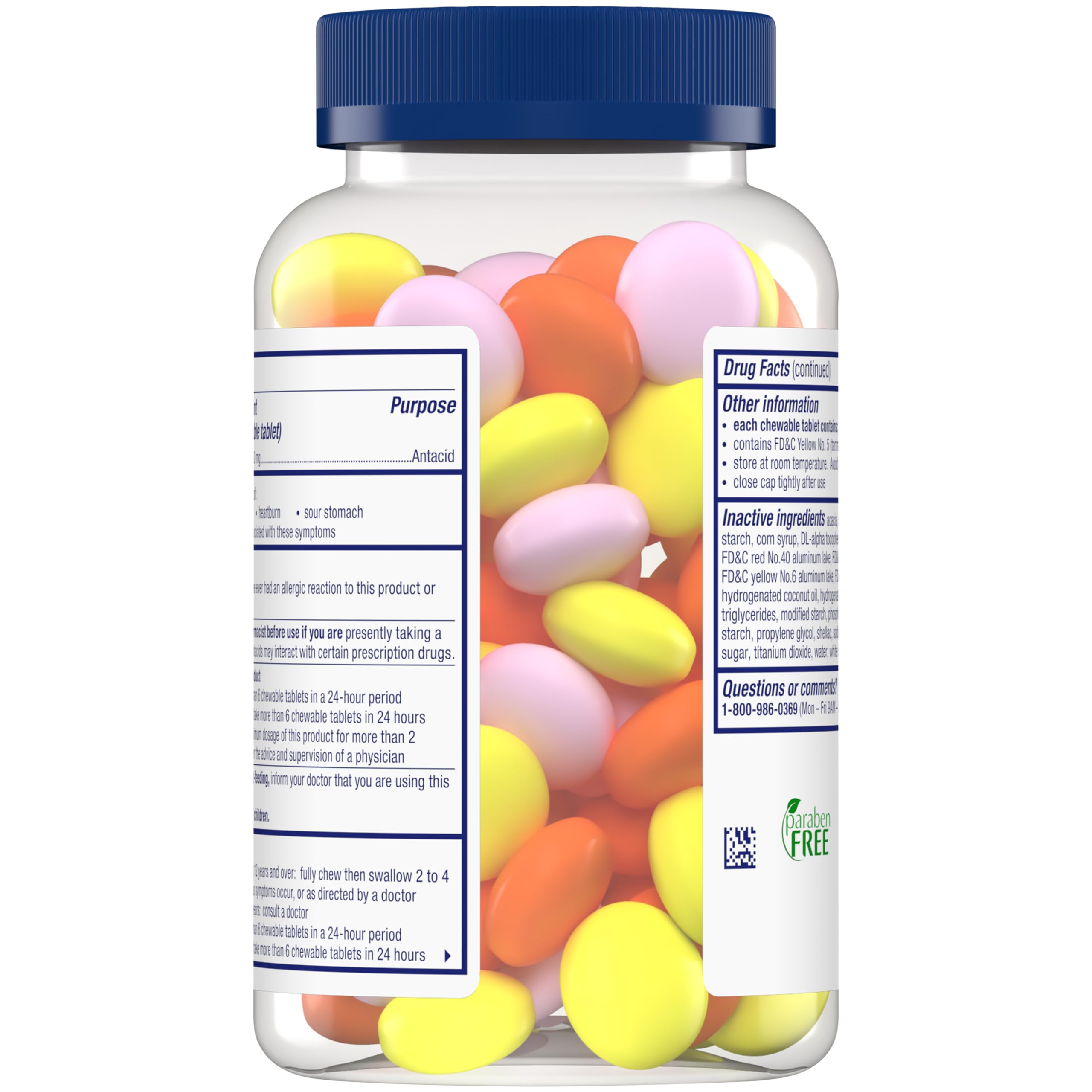 Alka-Seltzer Extra Strength Heartburn ReliefChews, Antacid for Fast Heartburn & Acid Indigestion Relief On the Go, 200 Ct
