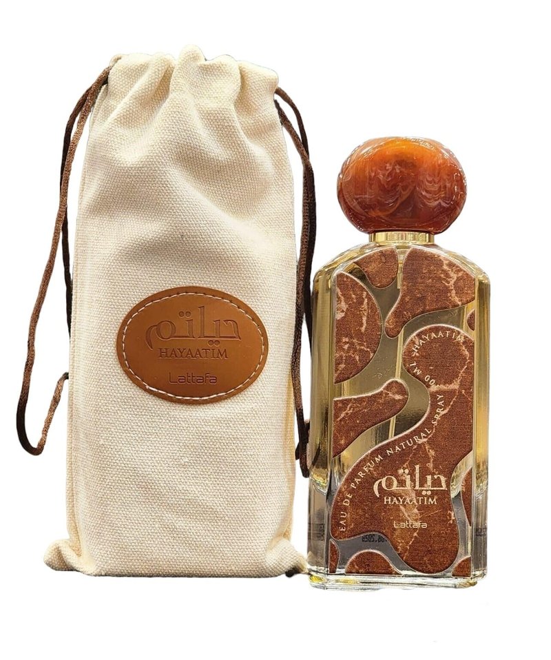 Lattafa Hayaatim Eau de Parfum Spray for Unisex, 3.4 Ounce