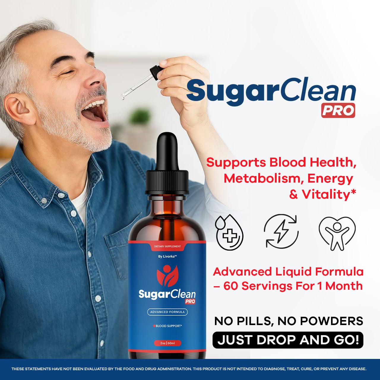 (3 Pack) Sugar Clean Pro Drops - Official SugarClean Pro Advanced Premium Liquid Formula Support - Maximum Strength, Natural Supplement for Overall Health & Wellness Reviews, 3 Bottles for 3 Months