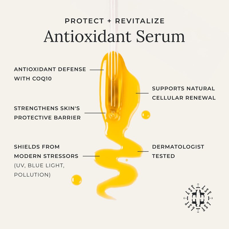 Little Seed Farm - Antioxidant Serum - Antioxidant Facial Serum for Dry & Aging Skin – Nourishing & Revitalizing Face Serum, Net Wt. 1 fl oz