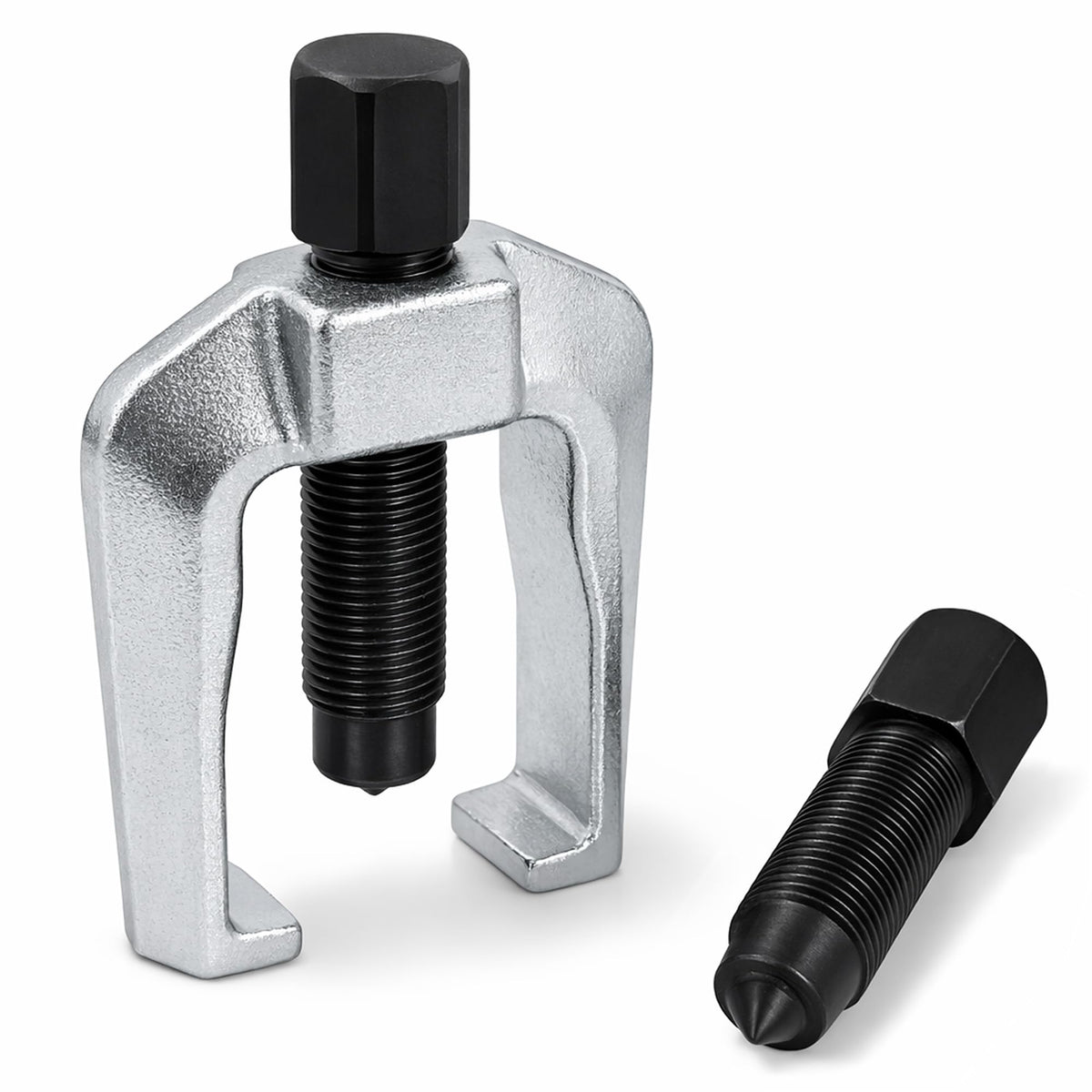 Powerbuilt 1-1/8-Inch (28MM) Tie Rod End and Pitman Arm Puller, 2 Piece Press Screw, Drop Forged and Heat Treated, Chrome Vanadi