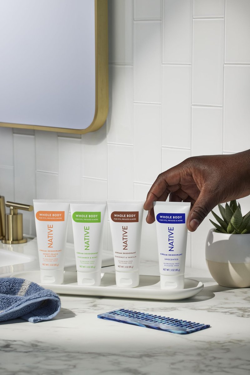 Native Whole Body Deodorant Cream Contains Naturally Derived Ingredients, Deodorant for Women & Men | 72 Hour Odor Protection, Aluminum Free with Coconut Oil and Shea Butter | Cucumber & Mint