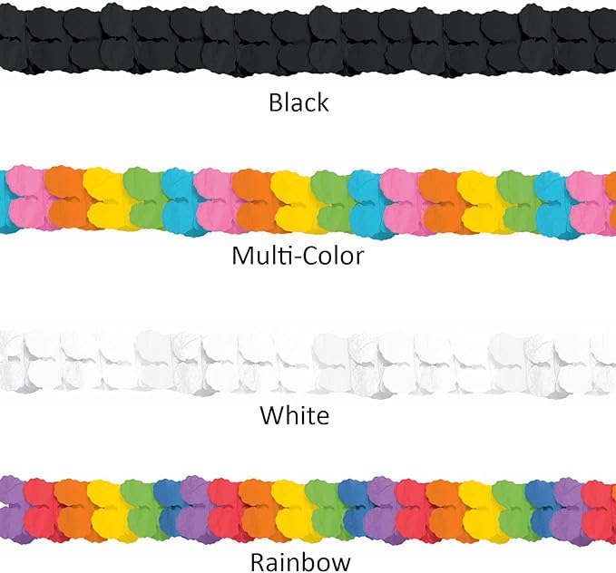 Amscan Paper Garland Party-Decorations, 12', Apple Red