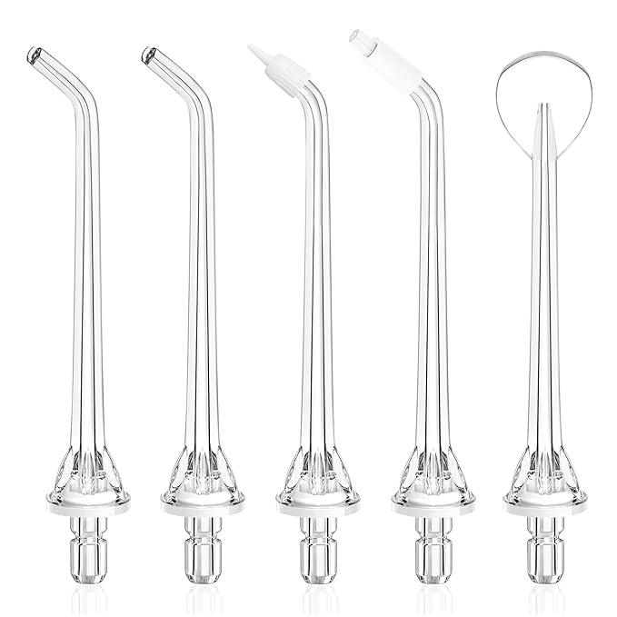 Replacement Tips for Bitvae C2/C5/C6 Water Flosser, Replacement Heads Oral Irrigator Jet Tips with Storage Case Only CompatibleC2/ C5/C6 Water Flosser