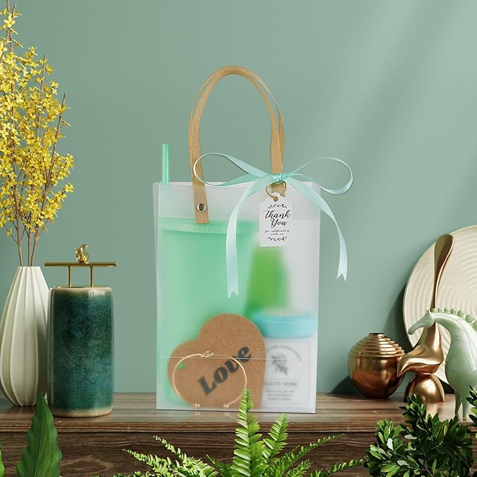 56Pcs Baby Shower Prizes for Game Winners Baby Shower Favors Gifts including Plastic Tumbler Notebook Scented Candles Ballpoint Pen Mirrors with Hair Brushes Bracelet Gift Bag (Green)