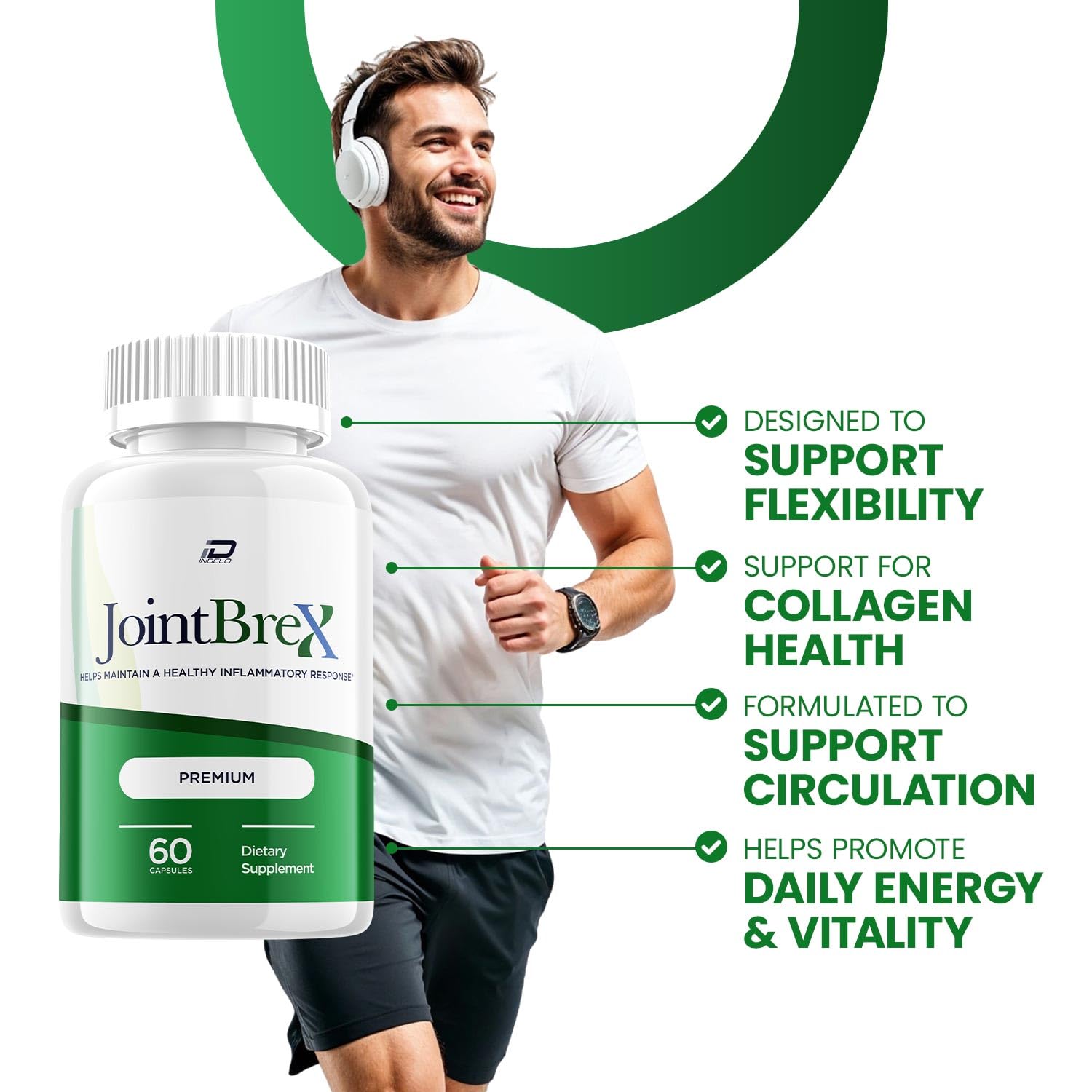 JointBrex Capsule - Joint Brex Pills Advanced Formula Natural Ingredients for Health Support, Reviews - 60 Capsules