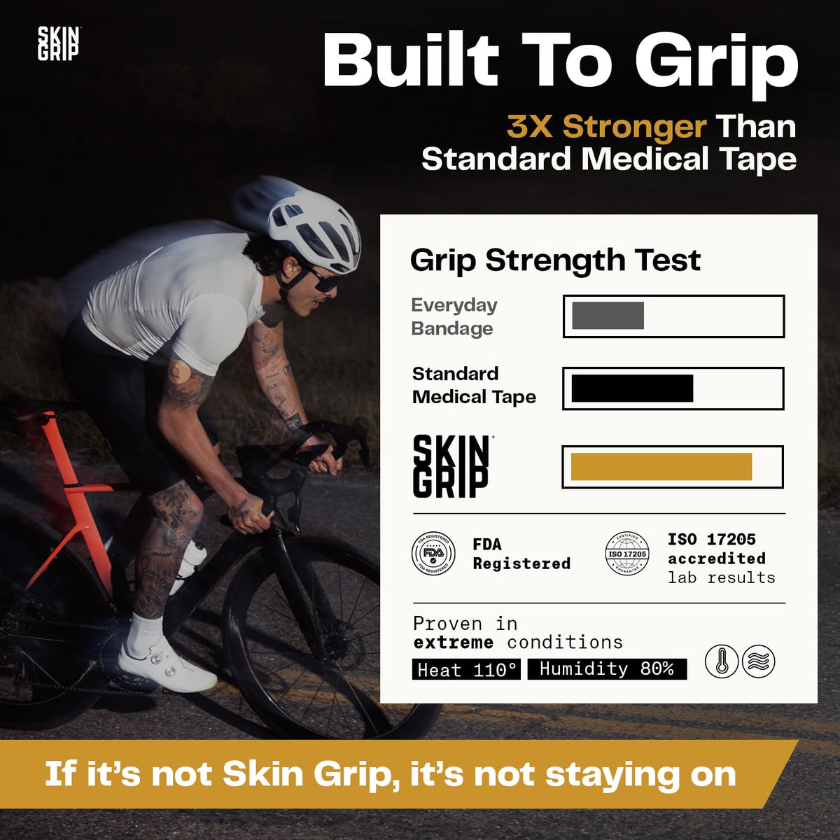 Skin Grip Libre 3 Extended Supply (30 Pack)– Waterproof & Sweatproof Cover for Continuous Glucose Monitor Sensor, Stays Secure for 10-15 Days, (Tan)