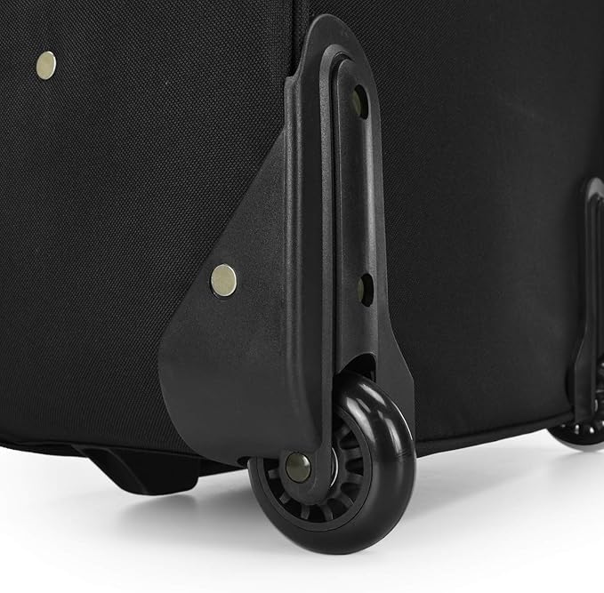 U.S. Traveler New Yorker Lightweight Expandable Rolling Luggage, Blue, 3-Piece Set