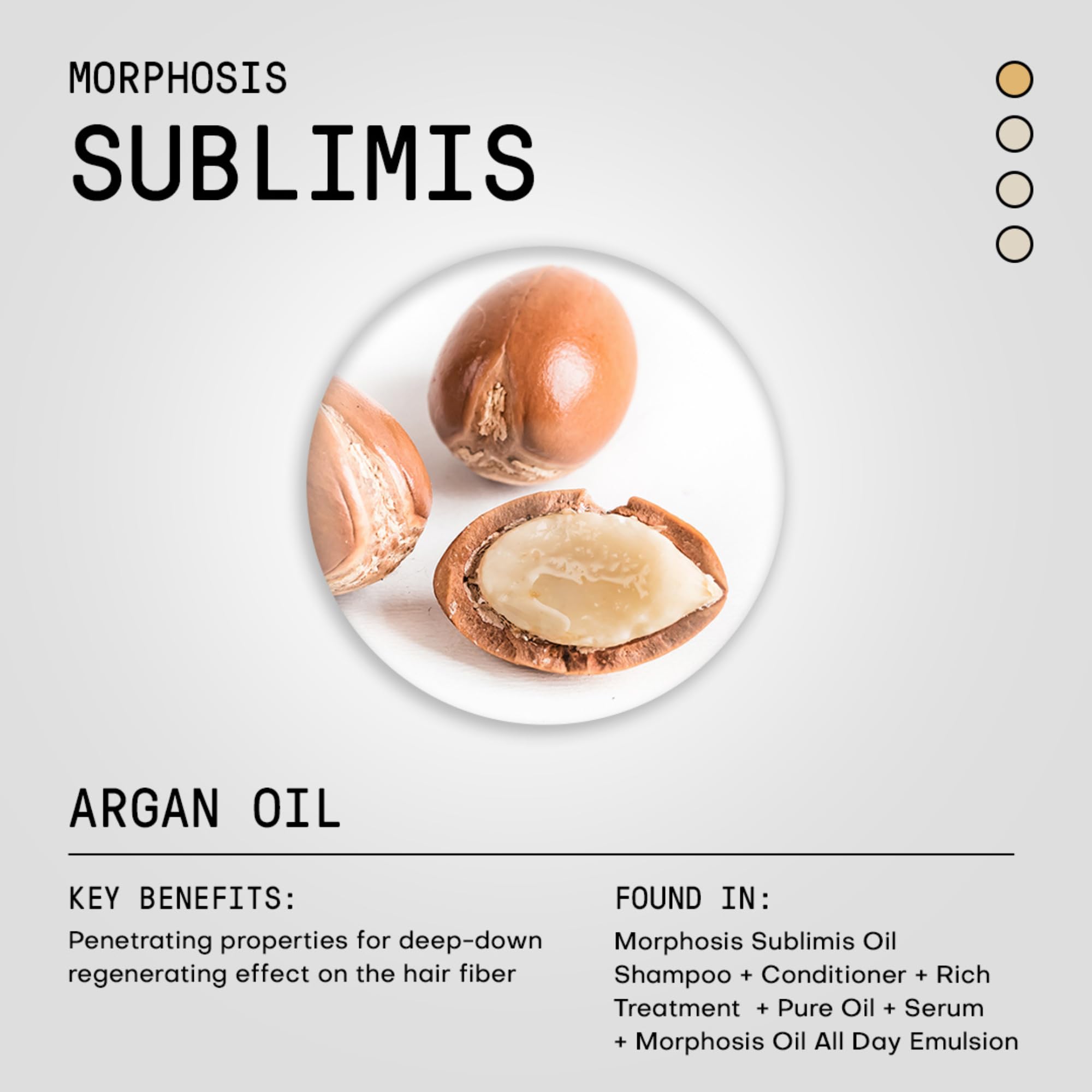 FRAMESI Morphosis Sublimis Hair Oil Serum, Hydrating Hair Treatment