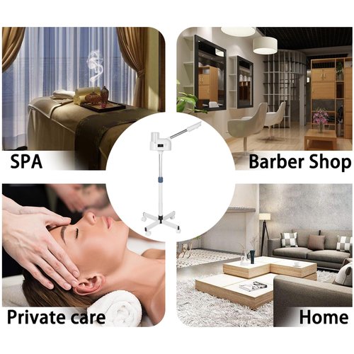 HeavenBird Professional Ozone Facial Steamer with Digital Display, 1L Large Water Jag, Fog in 50s, Timer Function, Hot Mist Function, for Home, Salon SPA