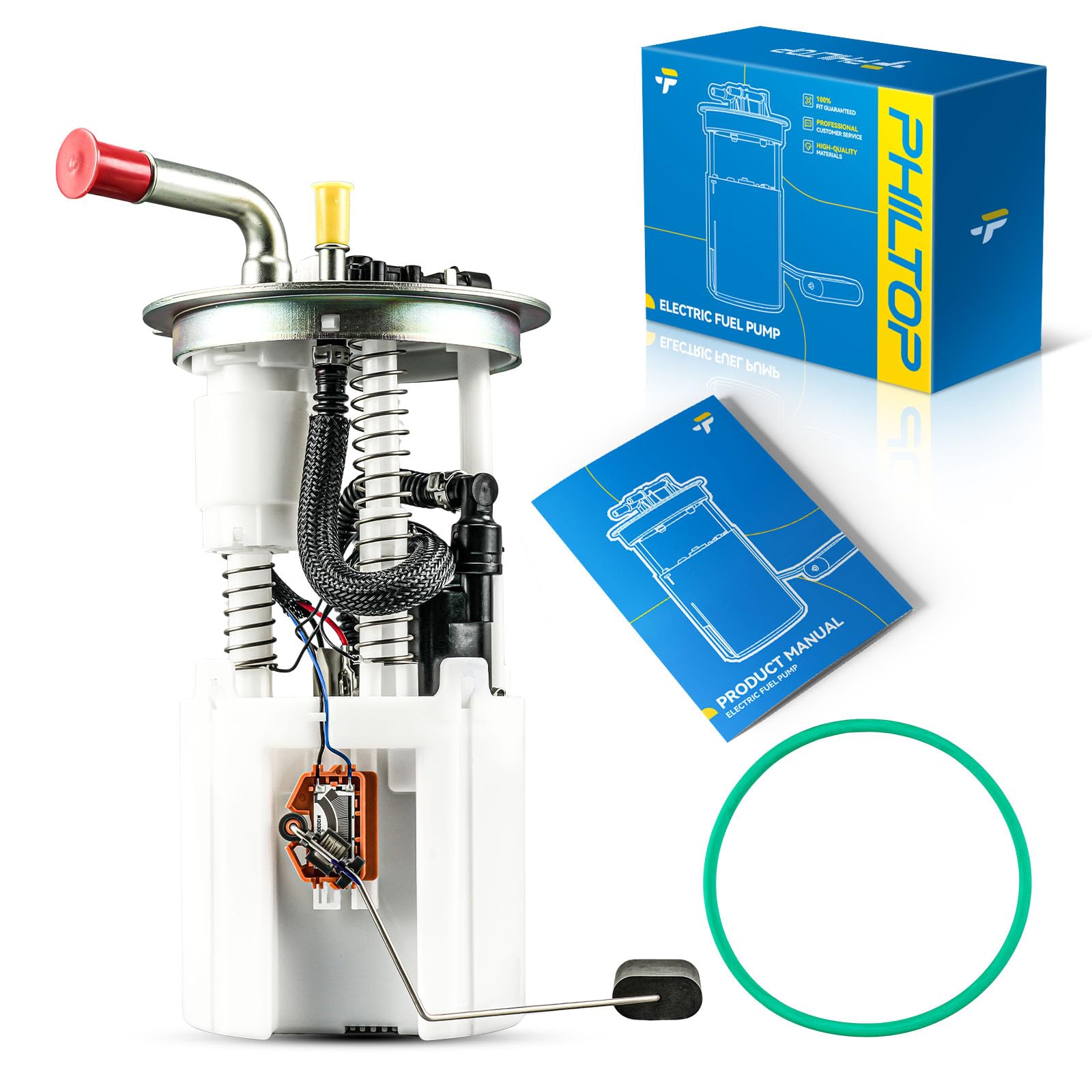 Philtop Fg0516 Electric Fuel Pump Assembly Fit For Trailblazer Ext 2005-2006, Envoy Xl 2005-2006, Ascender 2005-2006 4.2L, Envoy