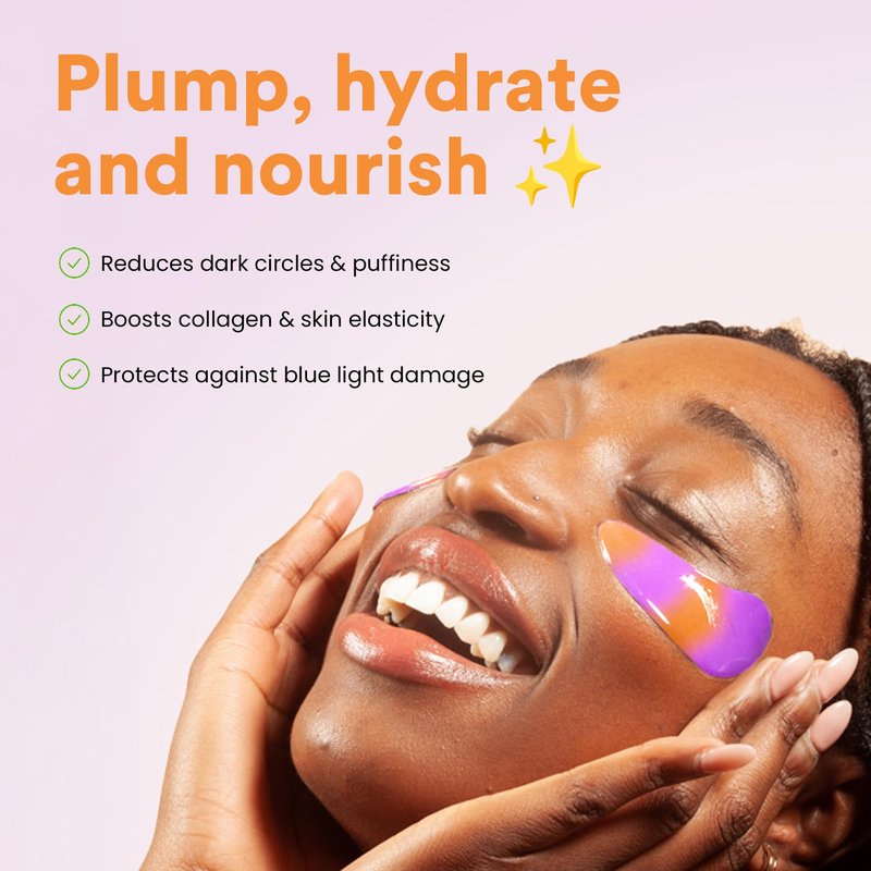 BLAQ Kakadu Plumpers Premium Under Eye Patches for Dark Circles and Puffiness. Australian Native Plum Extracts, Vegan and Cruelty-Free,15-Pack