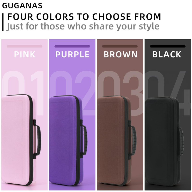 Guganas Hard travel Case Compatible with Dyson Airstrait Straightener, Carrying storage Bag for Airstrait HT01. (Pink)