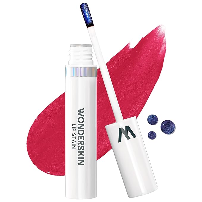 Wonderskin Wonder Blading All Day Lip Stain Peel Off Masque - Long Lasting, Waterproof and Transfer Proof Pink Lip Tint, Matte Finish Peel Off Makeup (First Kiss Masque)