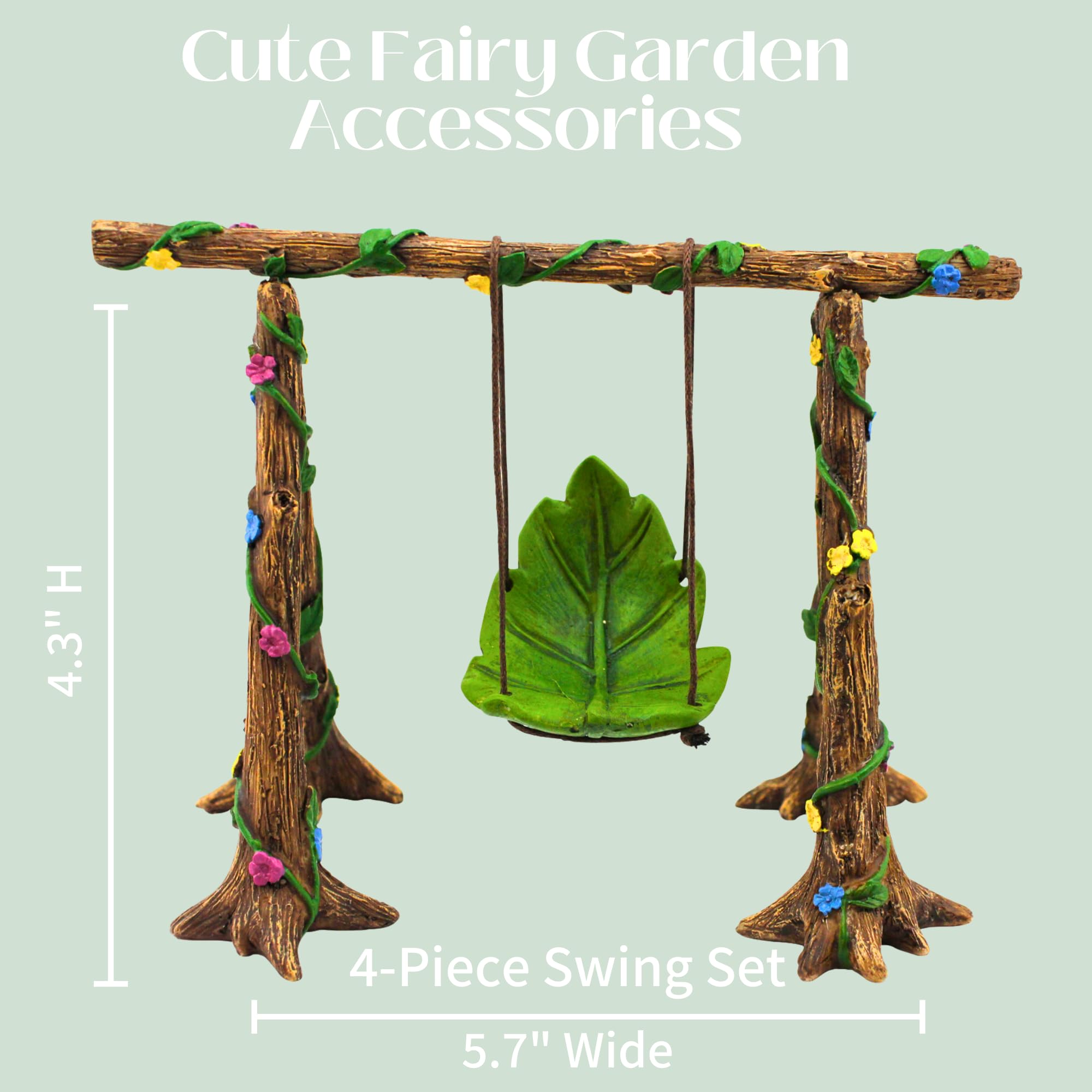 PRETMANNS Fairies for Fairy Garden Outdoor Accessories Kit - 6 Pieces