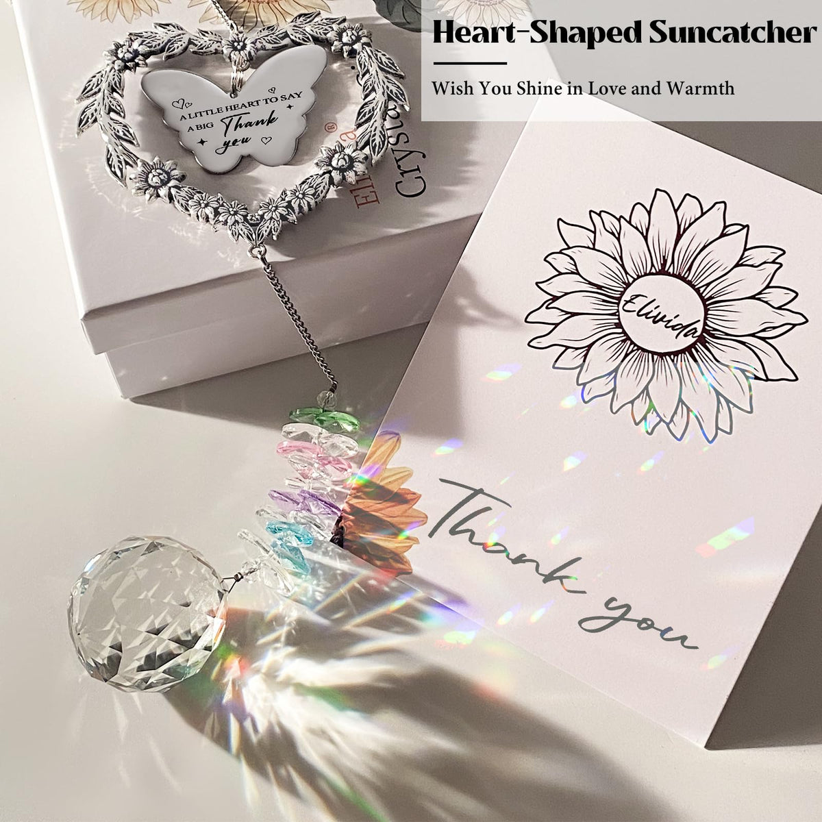 Appreciation Gift for Women Teacher, Thank You Suncatcher for Coworkers